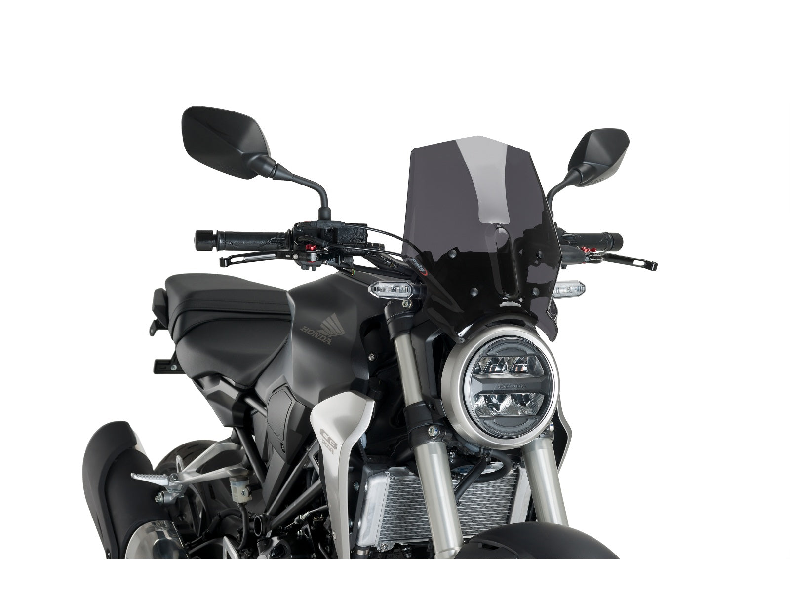 Puig New Generation Sport Screen In Clear for Honda CB300 R Neo Sports Cafe (18-23)