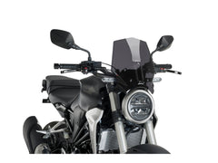 Puig New Generation Sport Screen In Clear for Honda CB300 R Neo Sports Cafe (18-23)