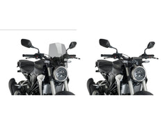 Puig New Generation Sport Screen In Clear for Honda CB300 R Neo Sports Cafe (18-23)