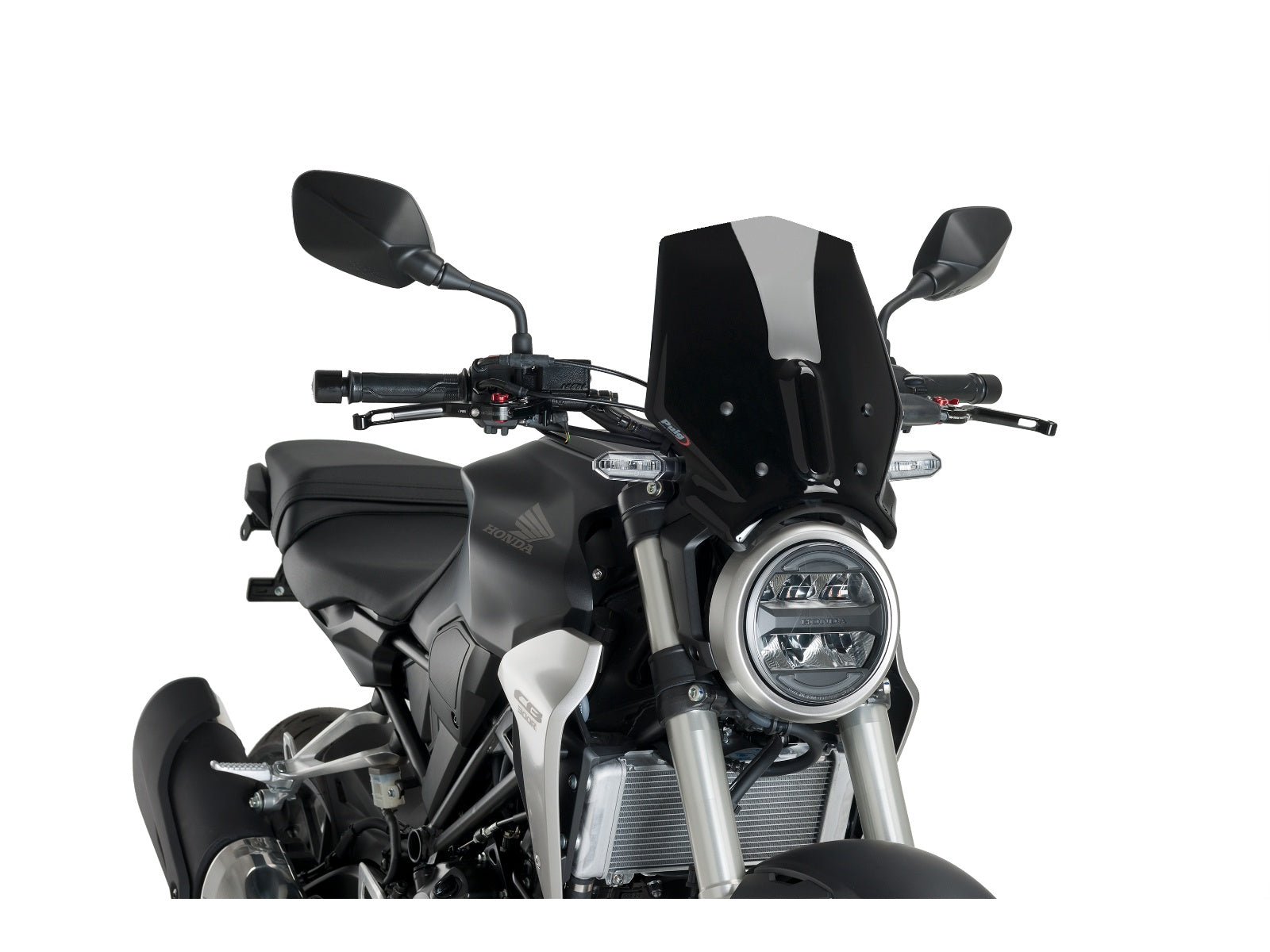Puig New Generation Sport Screen In Clear for Honda CB300 R Neo Sports Cafe (18-23)