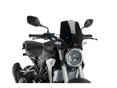 Puig New Generation Sport Screen In Clear for Honda CB300 R Neo Sports Cafe (18-23)