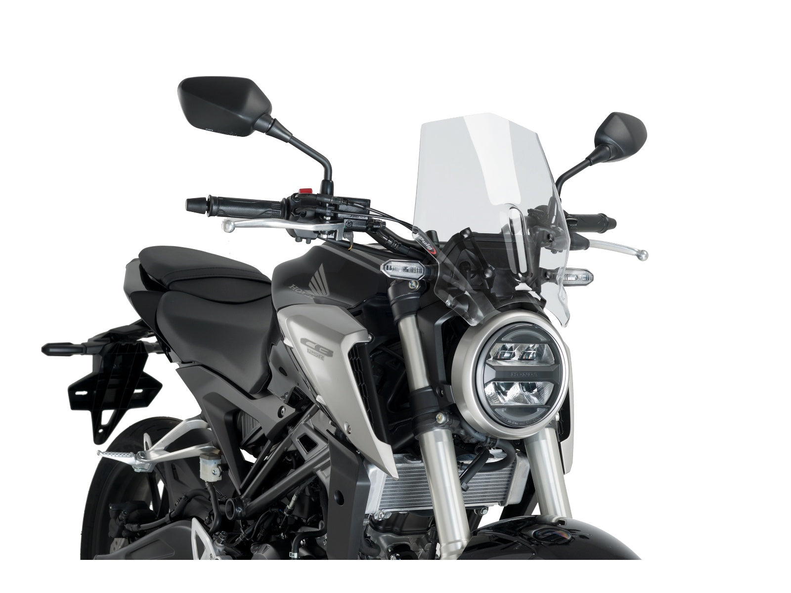 Puig New Generation Sport Screen In Clear for Honda CB125 R Neo Sports Cafe (18-23)