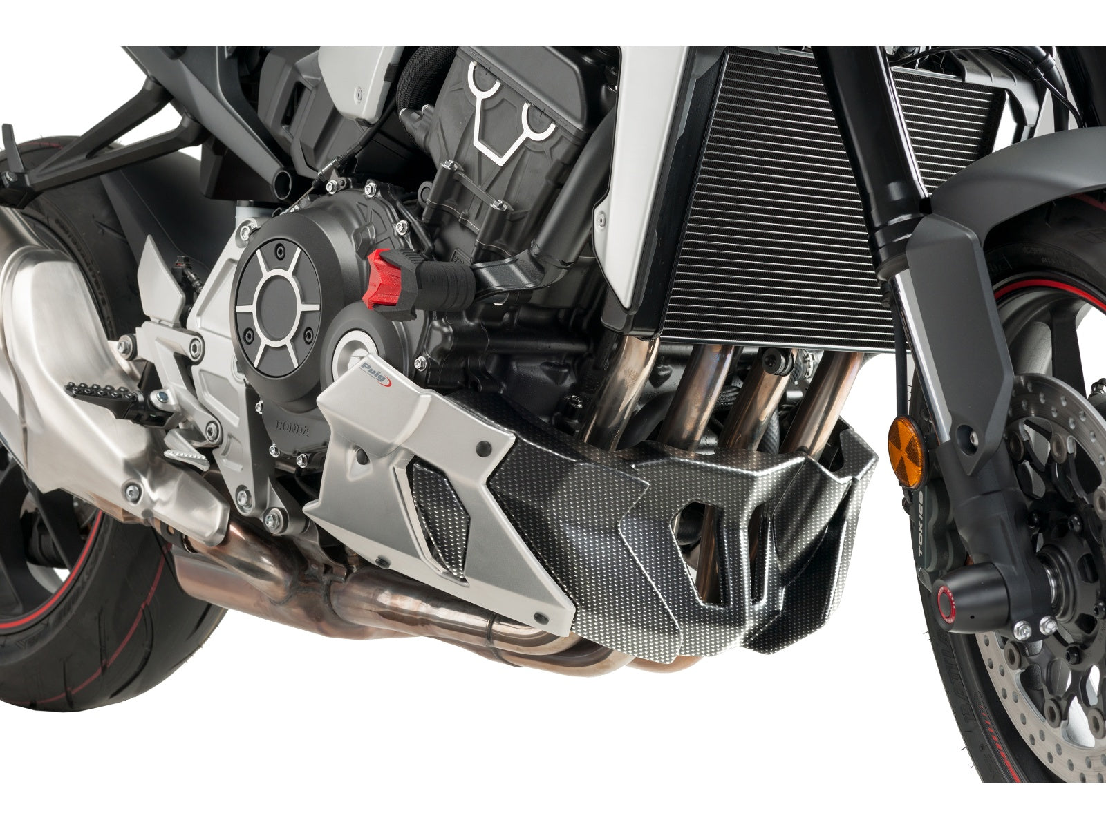 Puig Belly Pan In Matt Black for Honda CB1000 R Neo Sports Cafe (18-20)