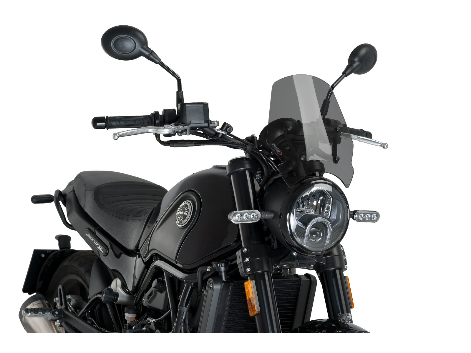 Puig New Generation Sport Screen In Clear for Benelli Leoncino 500 (16-25)