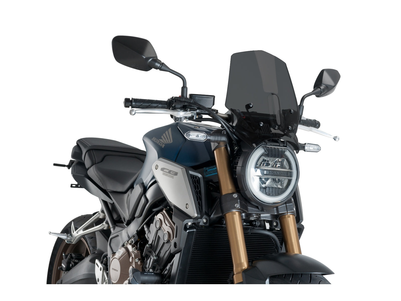 Puig New Generation Sport Screen In Clear for Honda CB650 R Neo Sports Cafe (19-23)