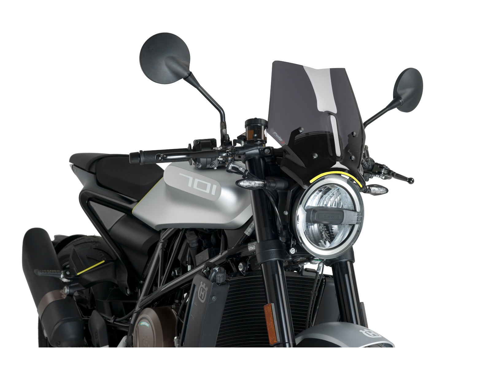 Puig New Generation Sport Screen In Clear for Husqvarna Vitpilen 701 (18-20)