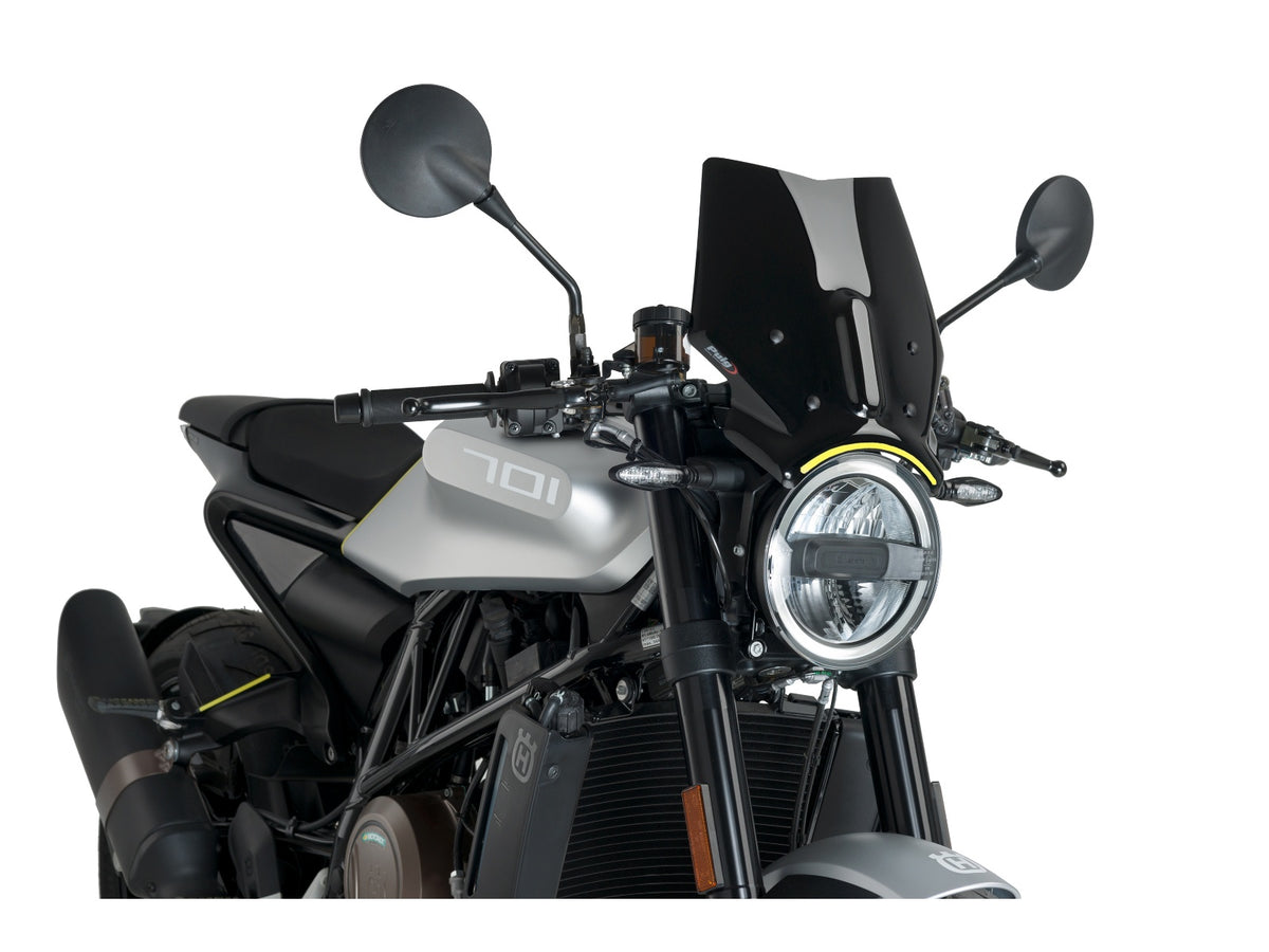 Puig New Generation Sport Screen In Clear for Husqvarna Vitpilen 701 (18-20)