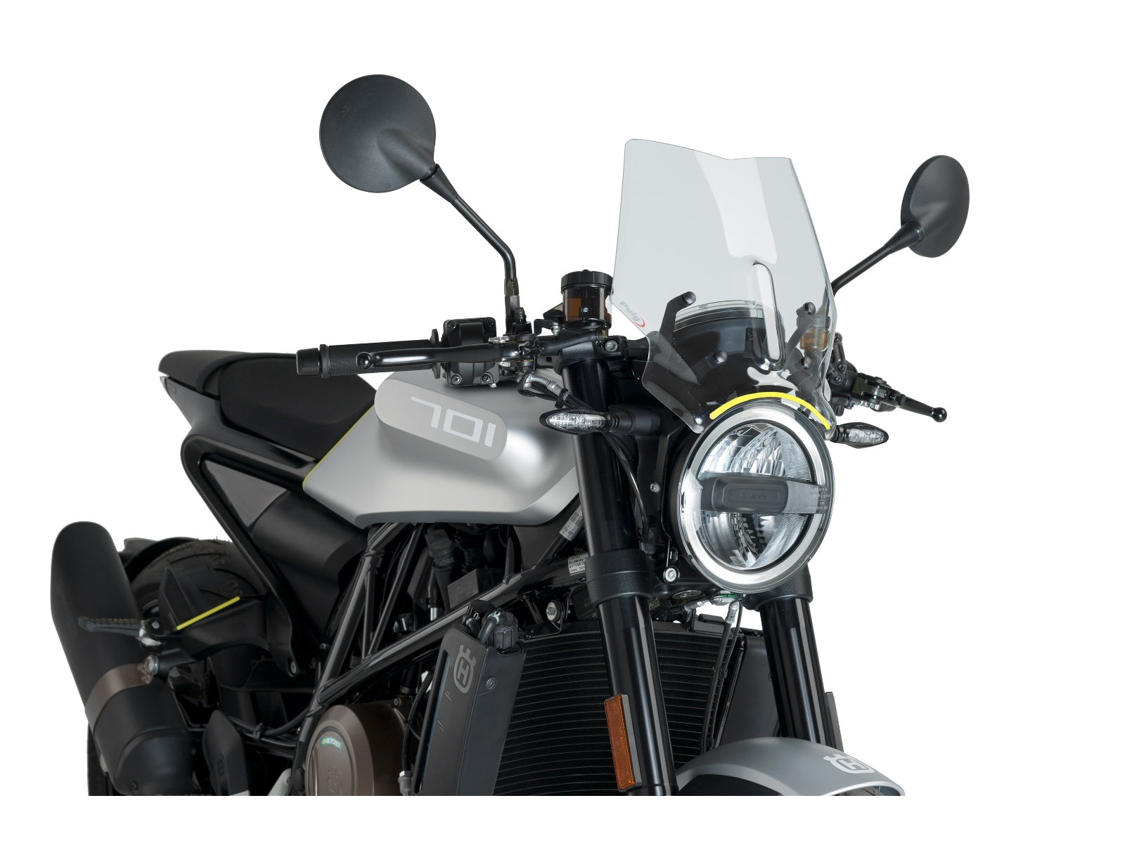 Puig New Generation Sport Screen In Clear for Husqvarna Vitpilen 701 (18-20)