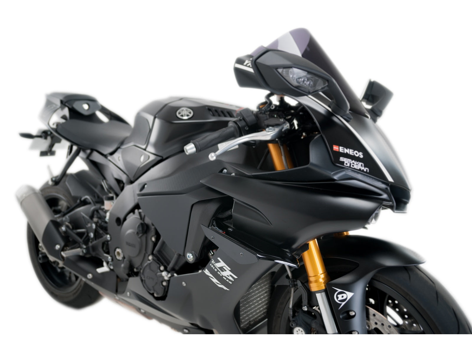 Puig Sport Downforce Spoilers In Black for Yamaha YZF R1 M (16-19)