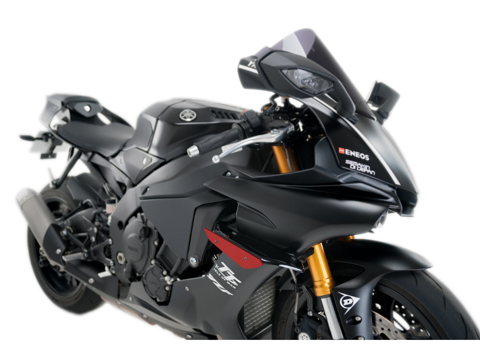 Puig Sport Downforce Spoilers In Black for Yamaha YZF R1 M (16-19)