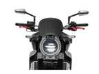 Puig Retro Fly Screen In Matt Black for Honda CB1000 R Neo Sports Cafe (18-20)