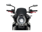 Puig Retro Fly Screen In Matt Black for Honda CB1000 R Neo Sports Cafe (18-20)