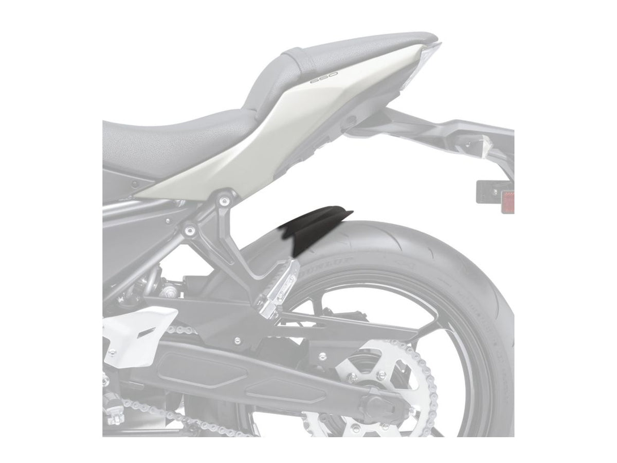 Puig Rear Mudguard Extender In Matt Black for Kawasaki Z650 RS (22-25)