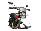 Puig Aluminium Fly Screen In Black for Ducati Scrambler Desert Sled (17-22)