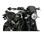 Puig Aluminium Fly Screen In Black for Yamaha XSR 900 (16-21)