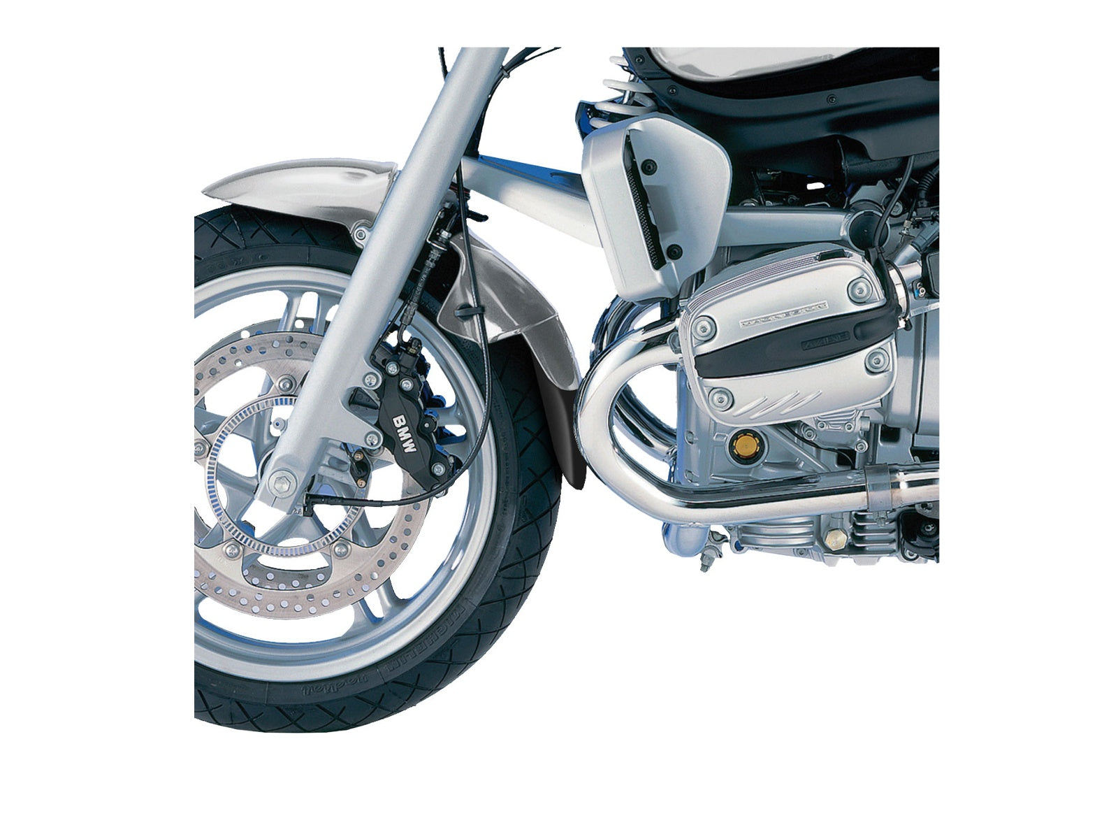 Puig Front Mudguard Extender In Black for BMW R850 R (00-06)