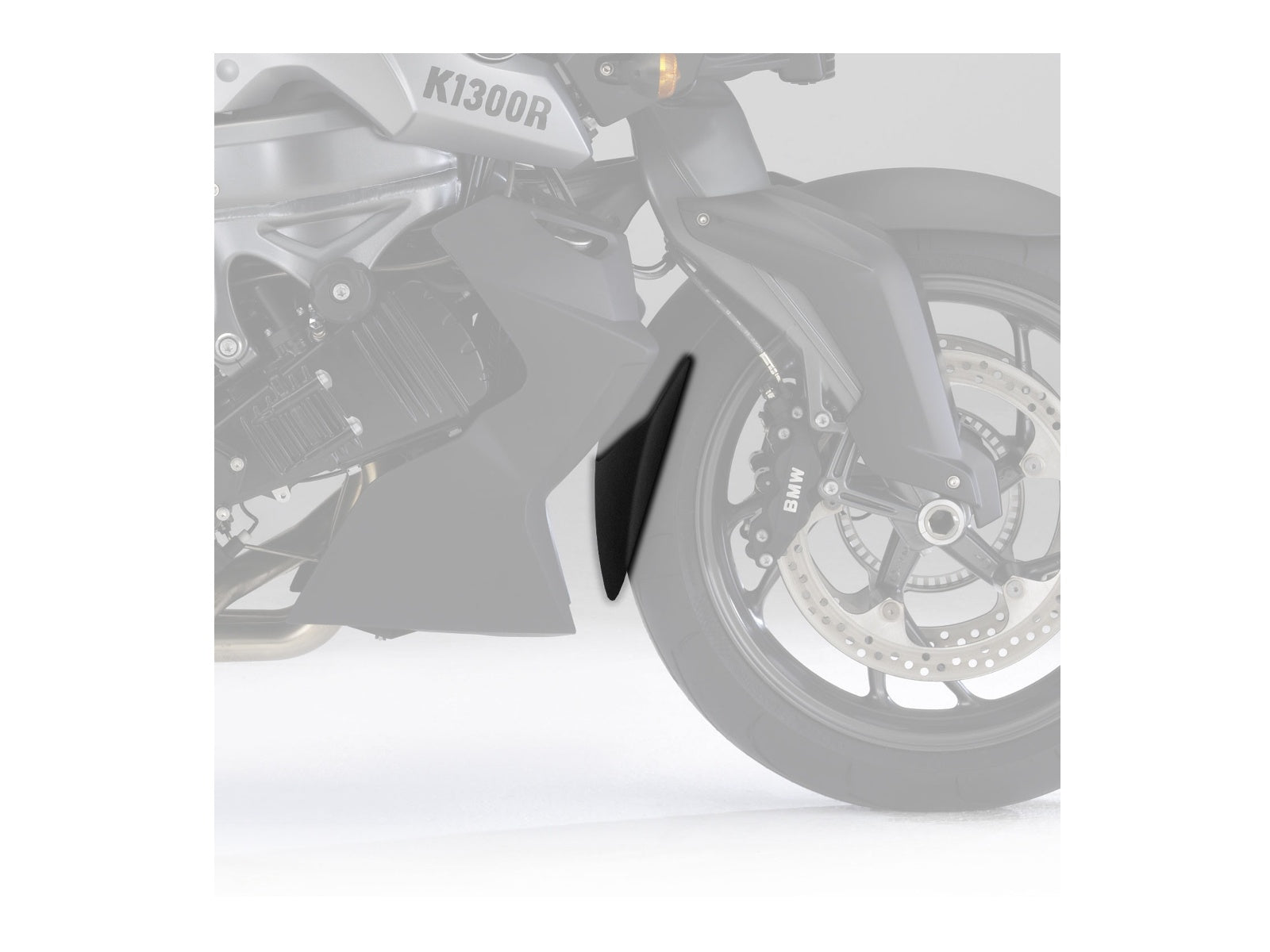 Puig Front Mudguard Extender In Black for BMW K1200 R (05-08)