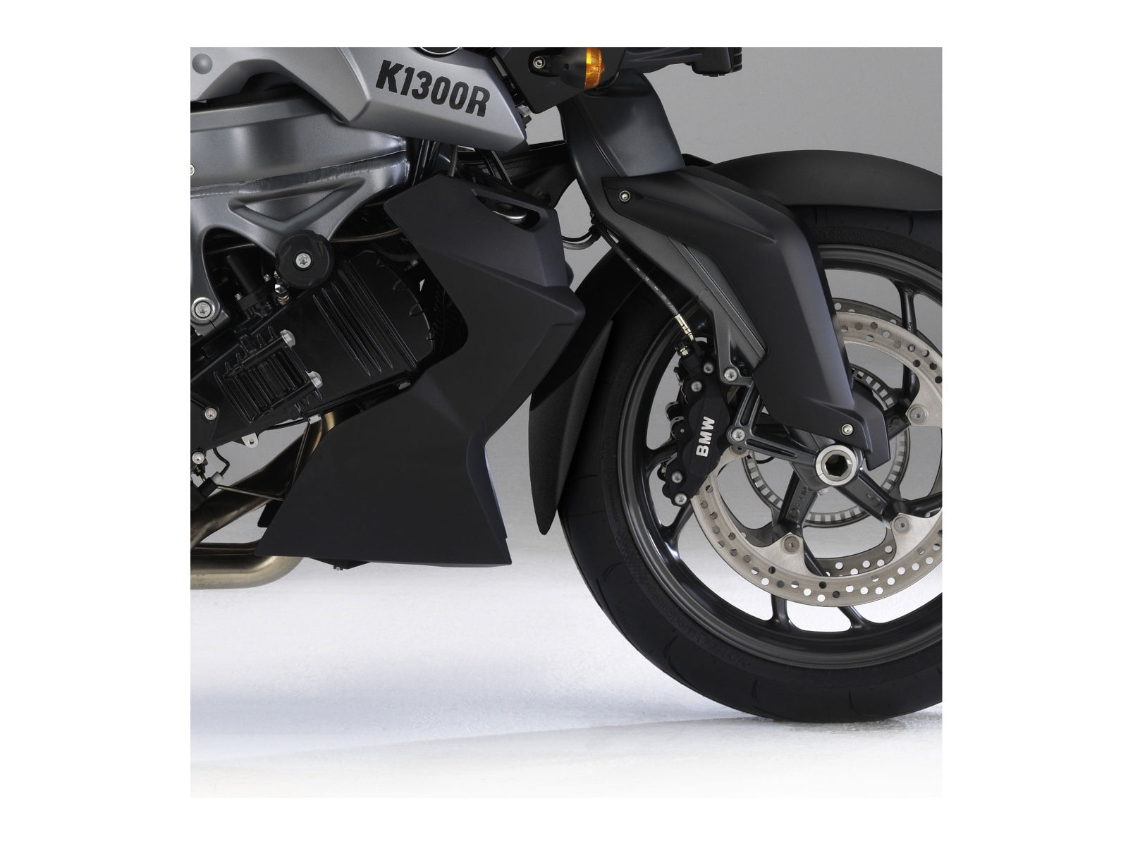 Puig Front Mudguard Extender In Black for BMW K1200 R (05-08)