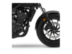Puig Front Mudguard Extender In Black for Honda CMX500 Rebel (17-25)