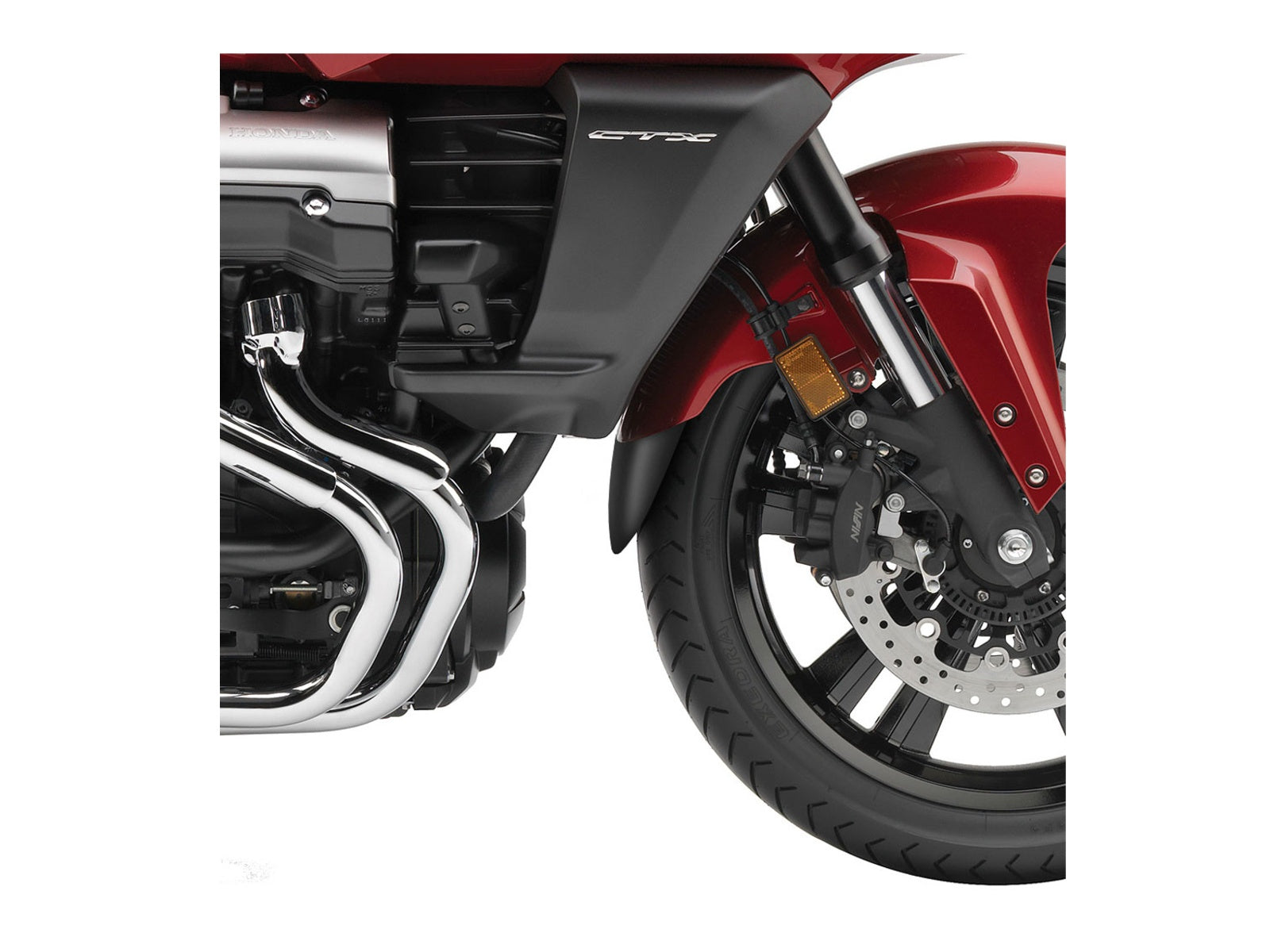 Puig Front Mudguard Extender In Black for Honda CTX1300 DX (14-21)