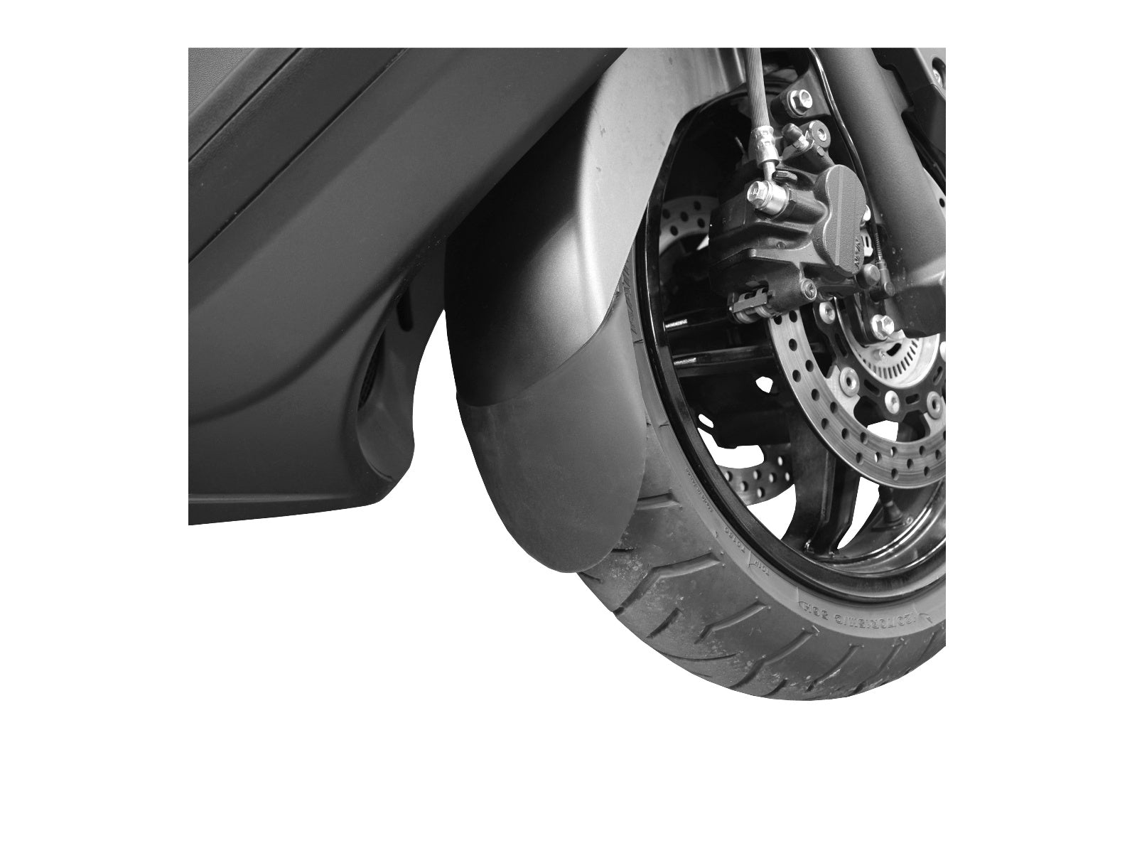 Puig Front Mudguard Extender In Black for Suzuki Burgman 400 (07-17)