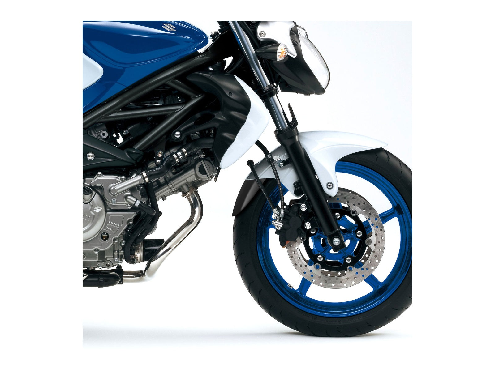 Puig Front Mudguard Extender In Black for Suzuki Gladius SFV 650 (09-15)