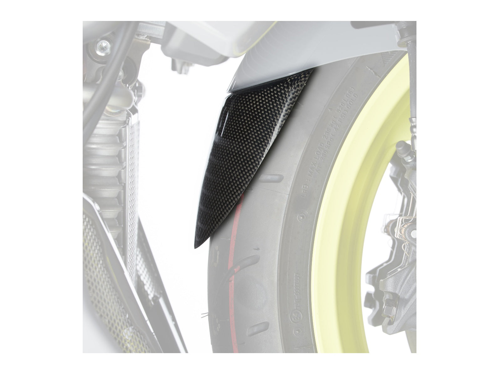 Puig Front Mudguard Extender In Black for Yamaha MT-10 SP (17-25)