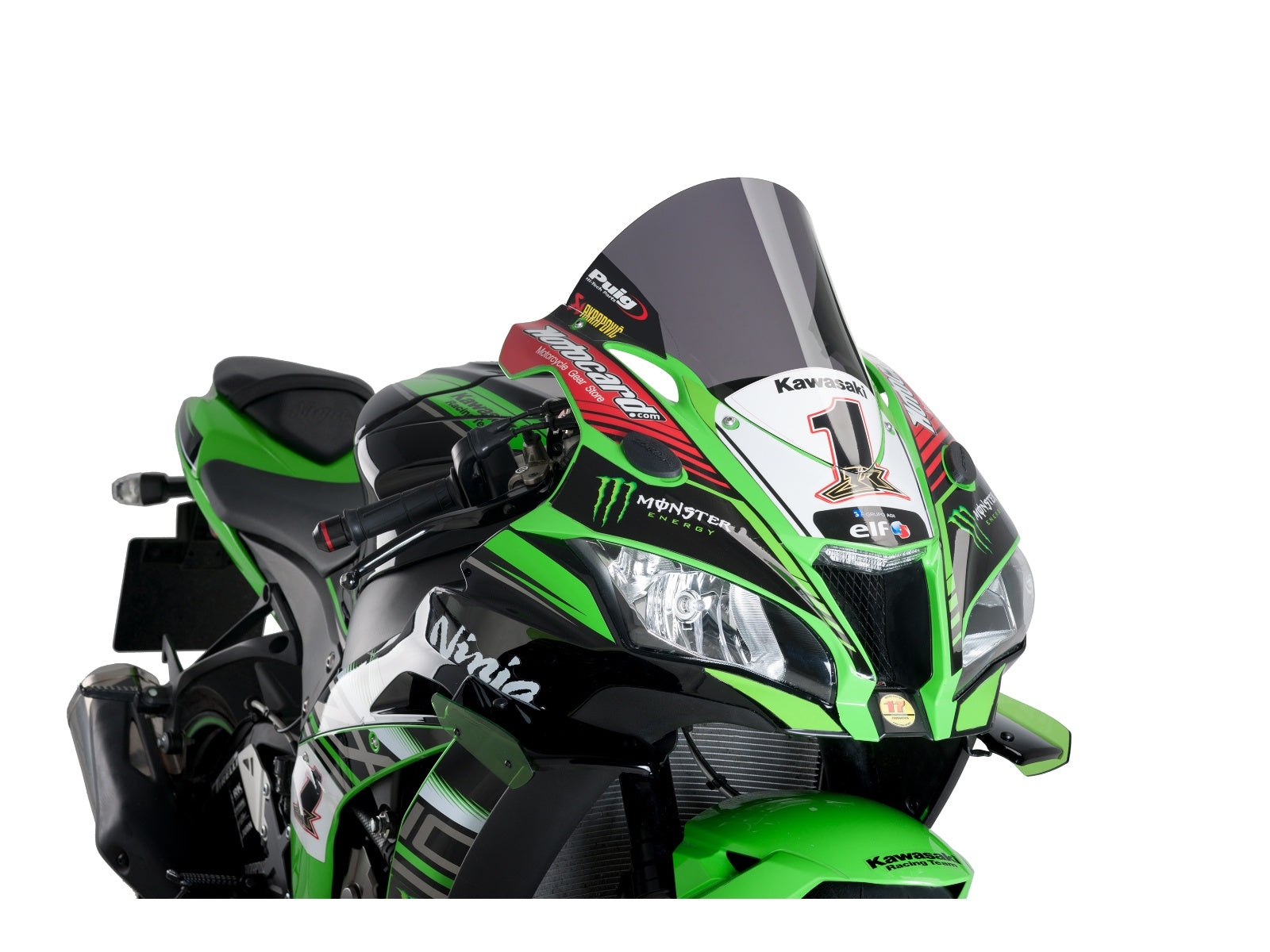 Puig R-Racer Screen In Clear for Kawasaki ZX-10R Ninja Performance (16-18)