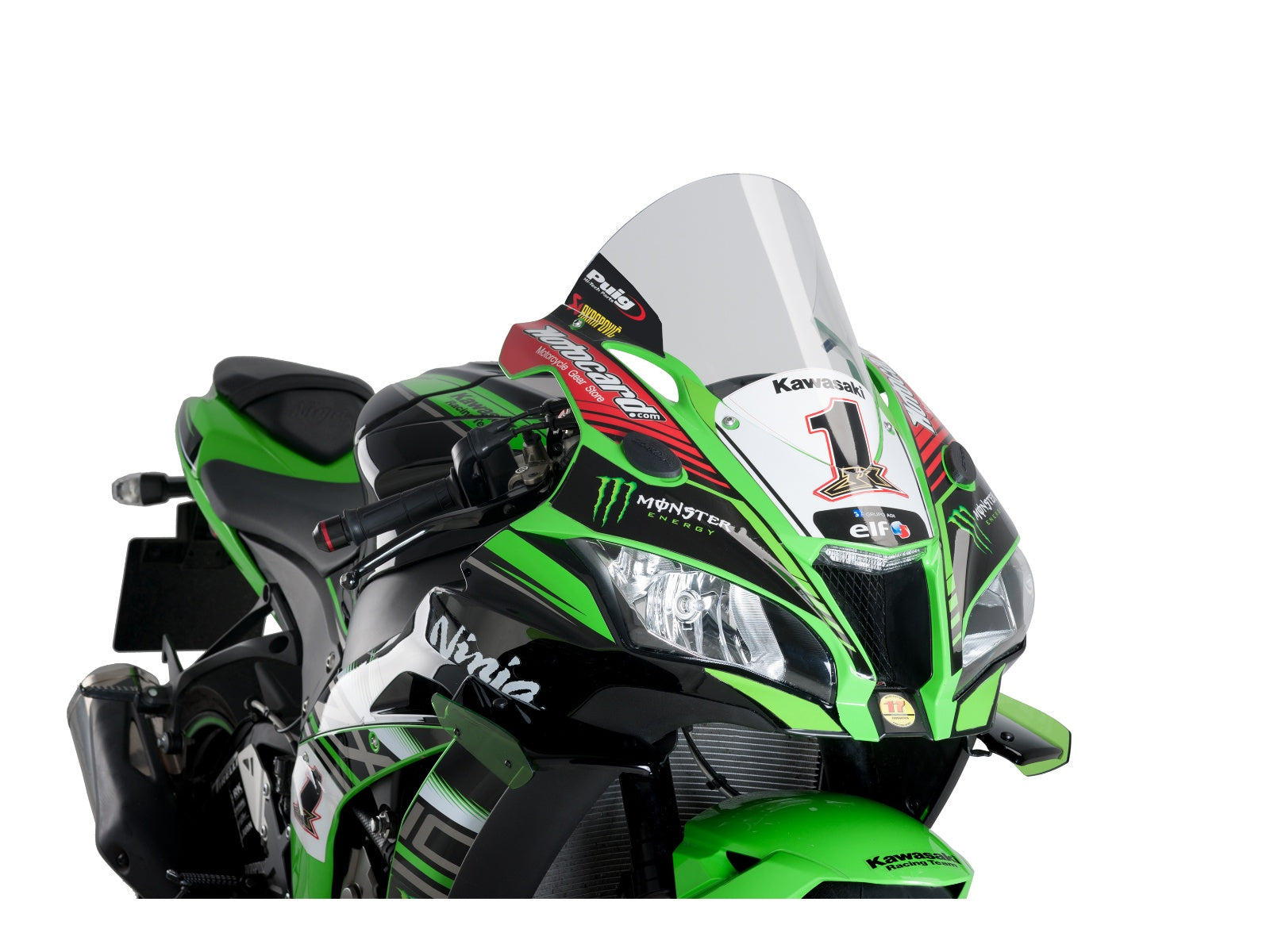 Puig R-Racer Screen In Clear for Kawasaki ZX-10R SE (18-20)