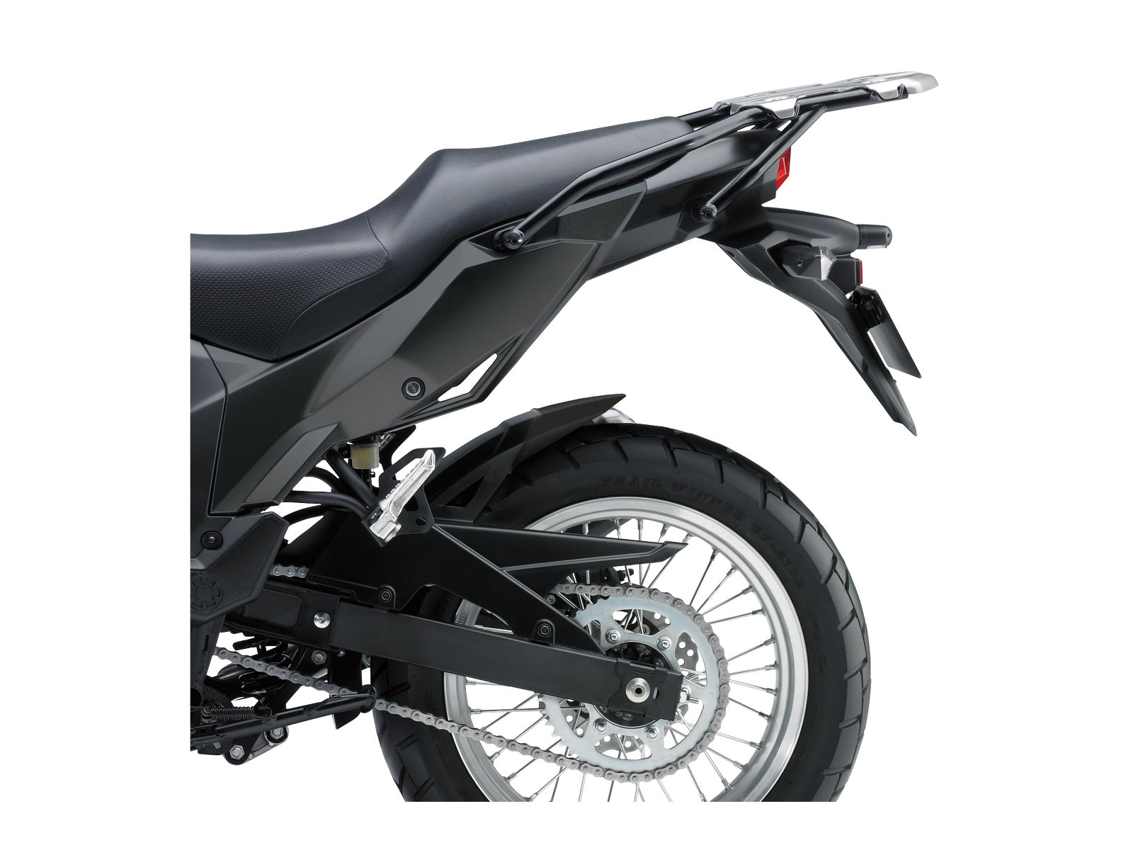 Puig Rear Mudguard Extender In Matt Black for Kawasaki Versys-X 300 Adventure (17-20)