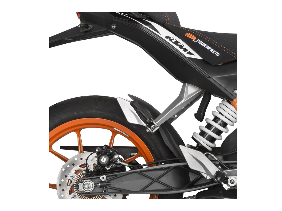 Puig Rear Mudguard Extender In Matt Black for KTM 125 Duke (12-16)
