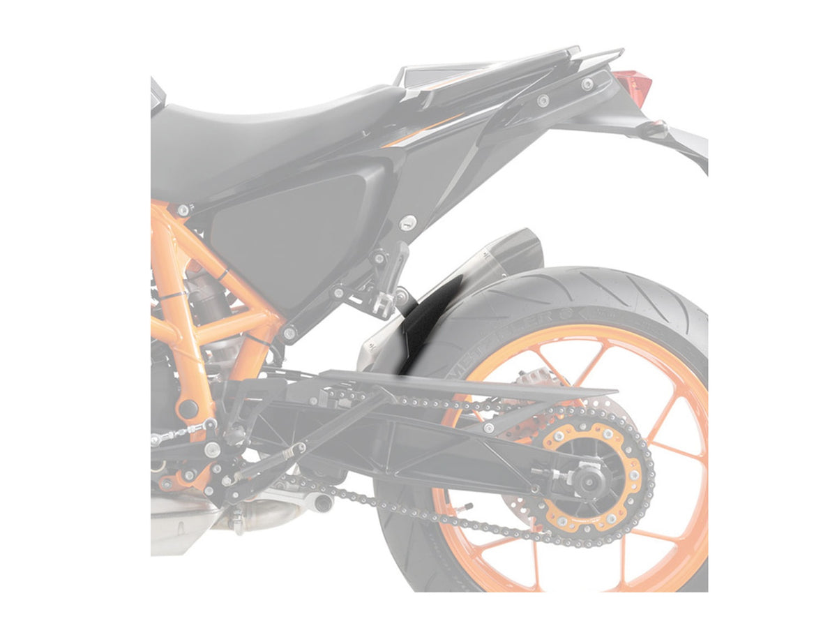Puig Rear Mudguard Extender In Matt Black for KTM 690 Duke R (13-17)