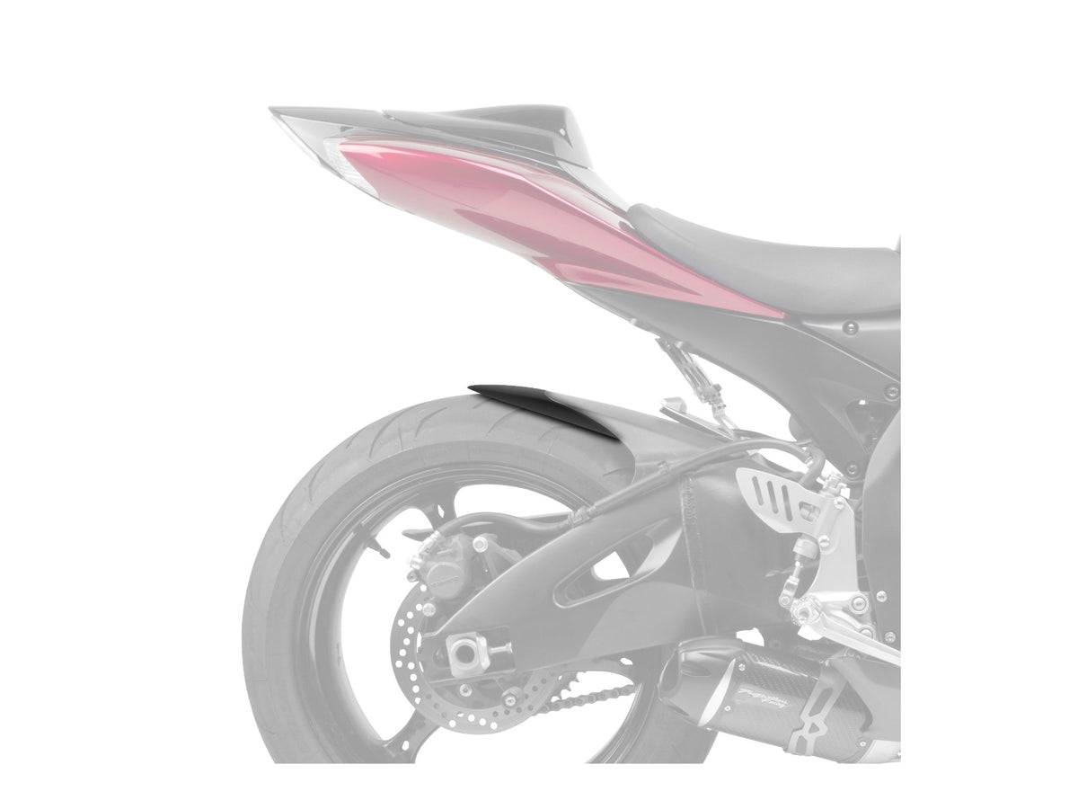 Puig Rear Mudguard Extender In Matt Black for Suzuki GSX R 600 (06-07)
