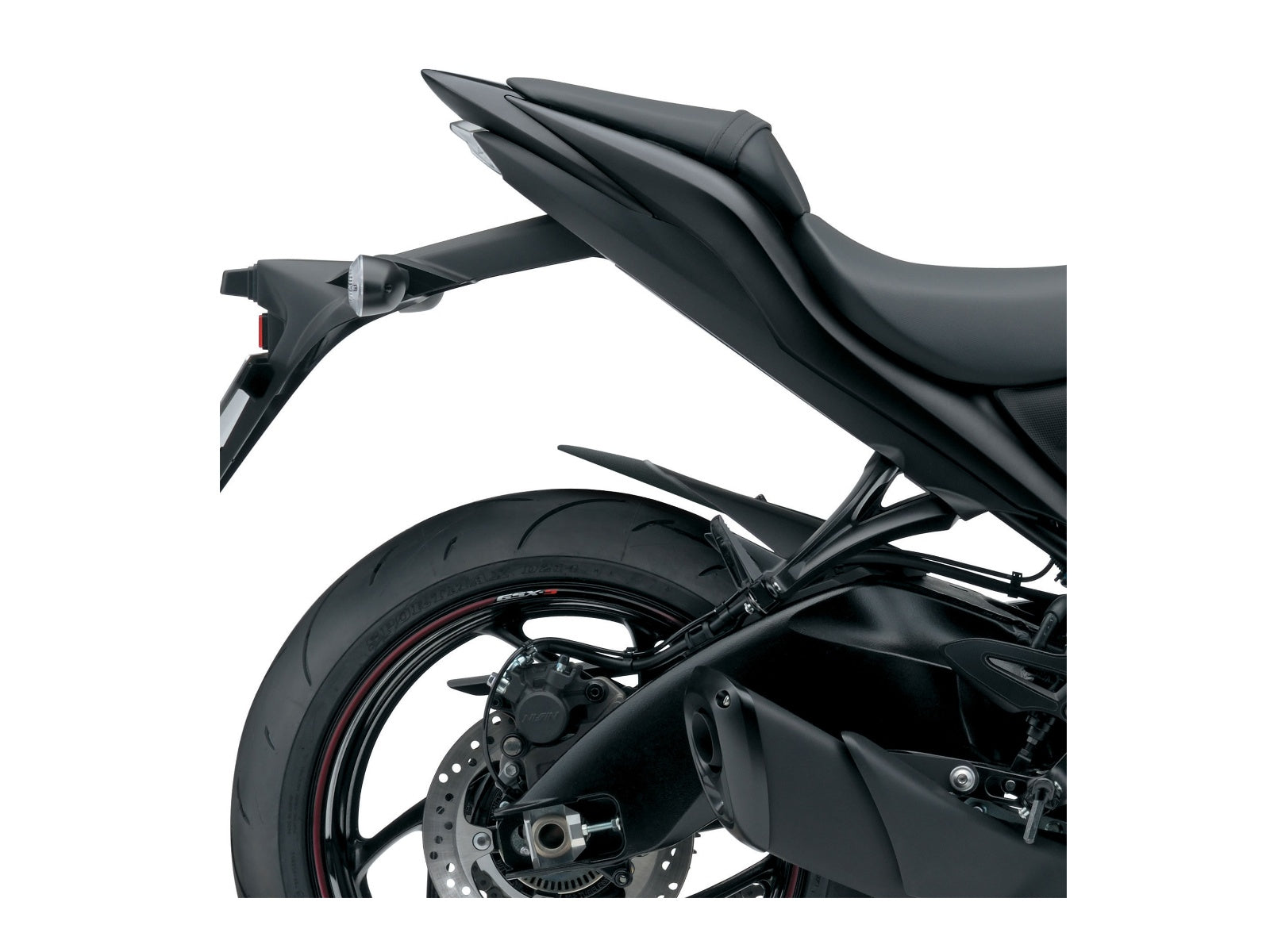 Puig Rear Mudguard Extender In Matt Black for Suzuki GSX S 1000 GT Travel Edition (22-23)