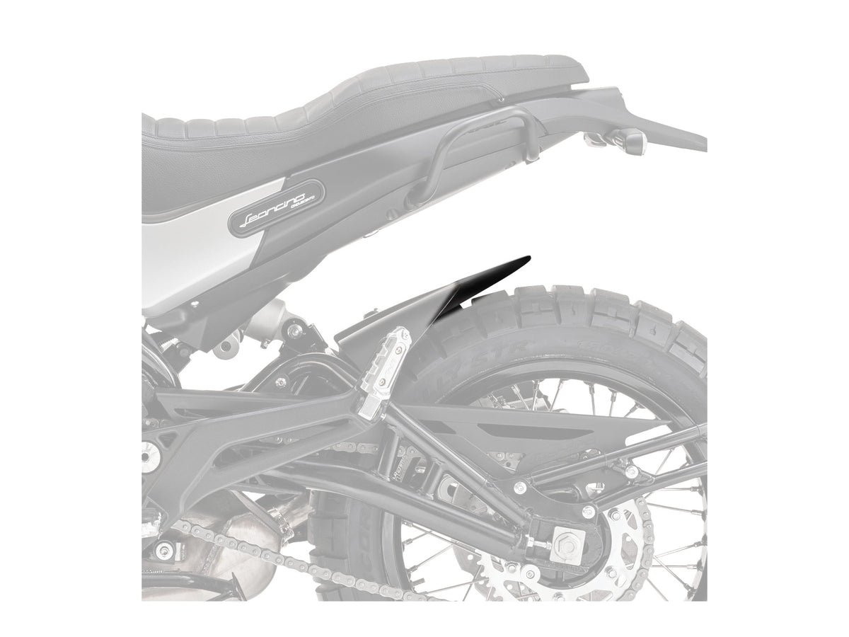 Puig Rear Mudguard Extender In Matt Black for Benelli Leoncino 500 (16-25)