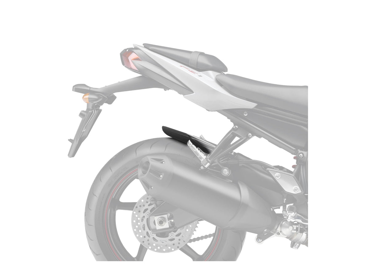 Puig Rear Mudguard Extender In Matt Black for Yamaha FZ8 Fazer (11-15)