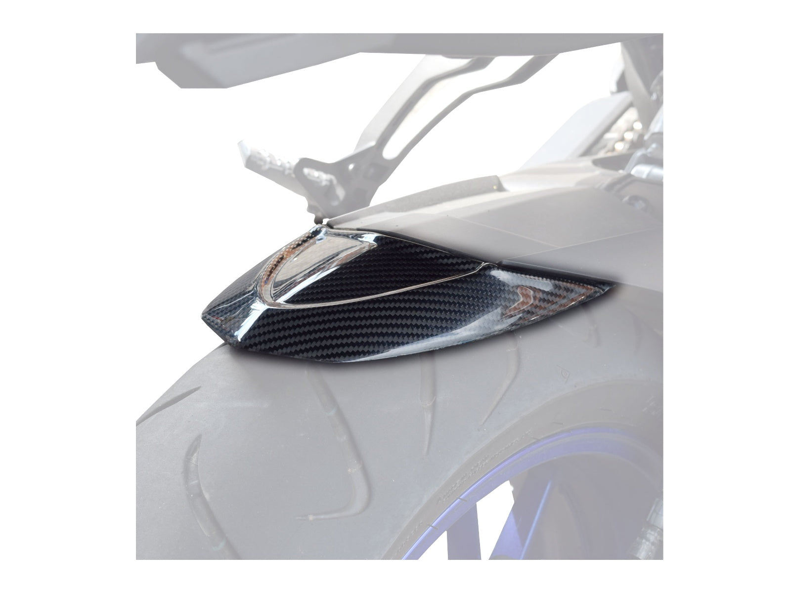 Puig Rear Mudguard Extender In Matt Black for Yamaha MT-09 SP (18-20)