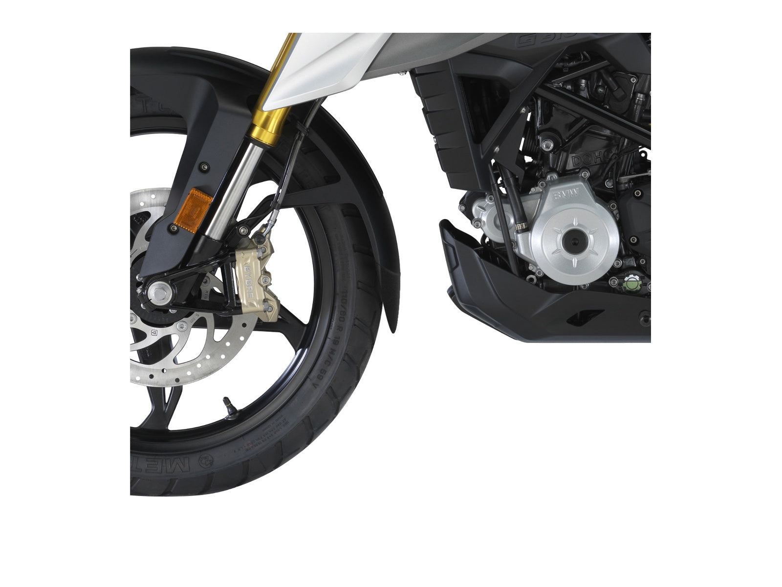 Puig Front Mudguard Extender In Black for BMW G310 GS (17-20)