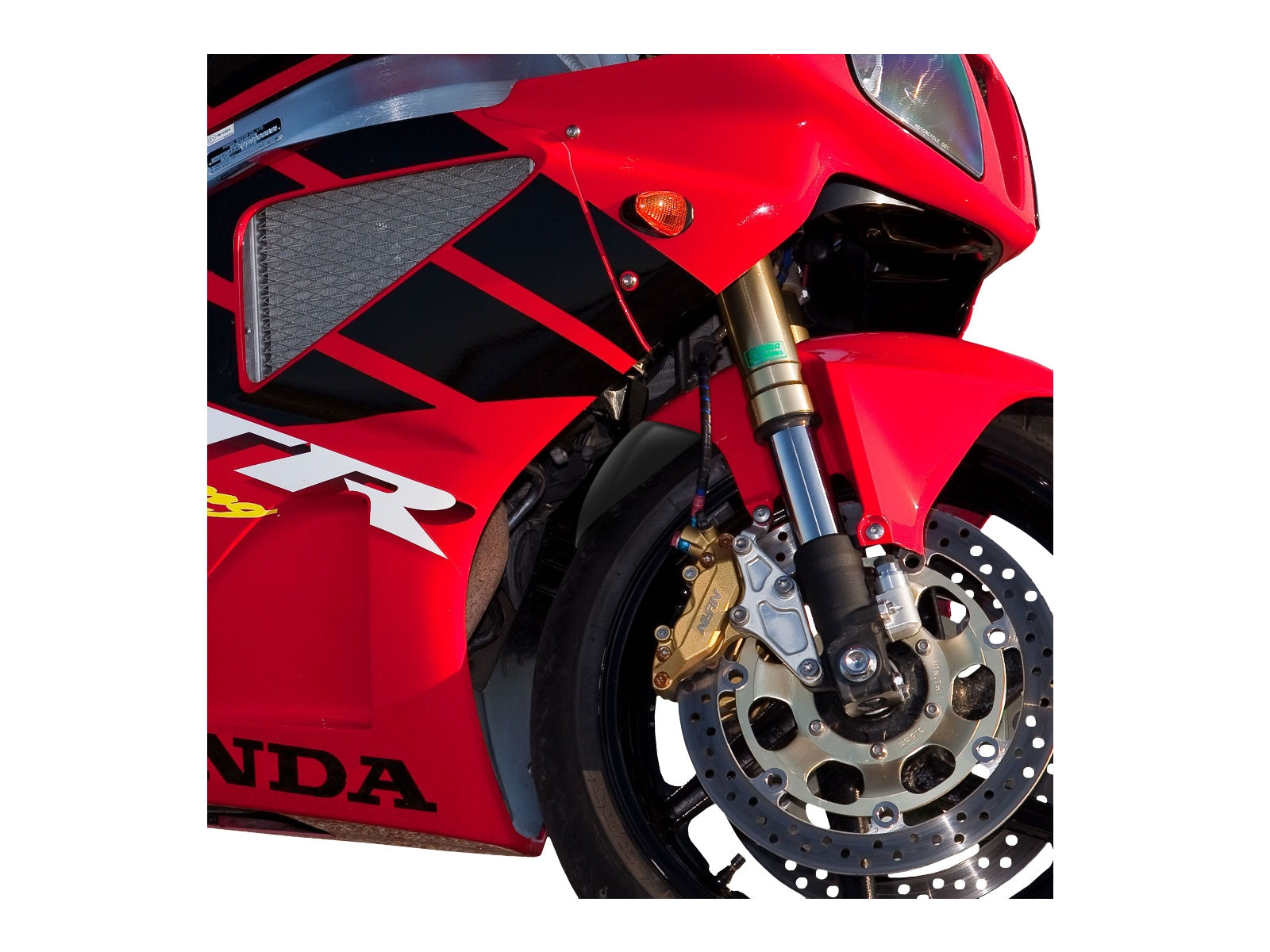 Puig Front Mudguard Extender In Black for Honda VTR1000 SP2 (02-06)