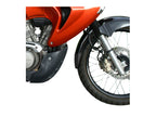 Puig Front Mudguard Extender In Black for Honda Transalp XL650V (01-07)