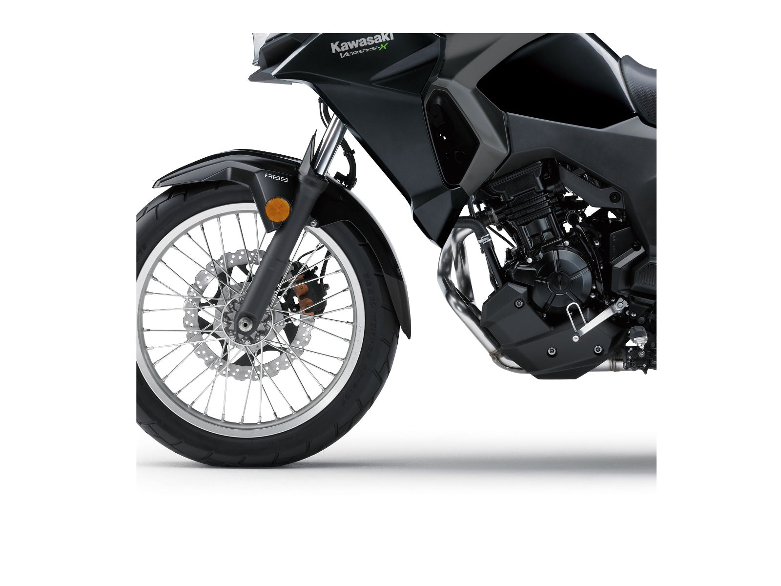 Puig Front Mudguard Extender In Black for Kawasaki Versys-X 300 Urban (17-20)