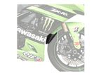 Puig Front Mudguard Extender In Black for Kawasaki ZX-6R 636 (05-08)