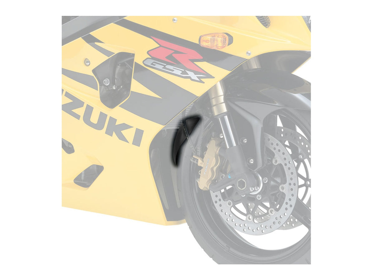 Puig Front Mudguard Extender In Black for Suzuki GSX R 750 (03-05) Main image