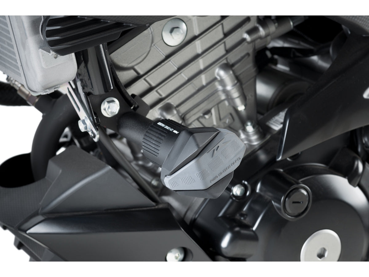 Puig R19 Frame Sliders In Black for Suzuki GSX S 125 (17-19) Main image