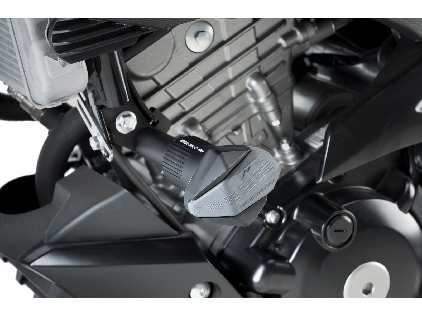 Puig R19 Frame Sliders In Black for Suzuki GSX S 125 (17-19)