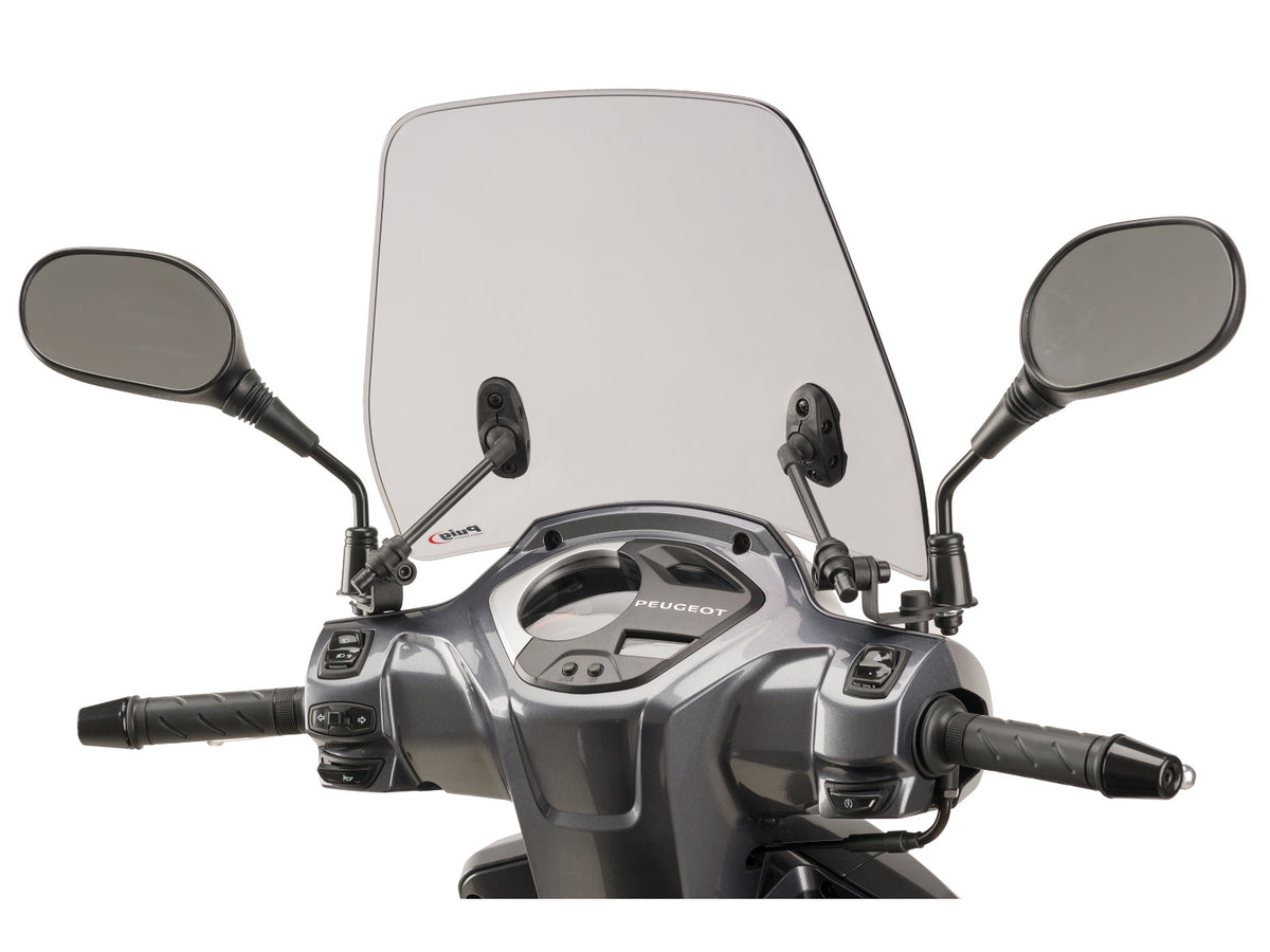 Puig Traffic Screen In Clear for Peugeot Belville 125 (17-23)