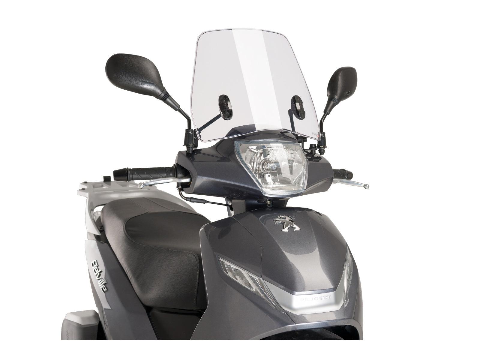 Puig Traffic Screen In Clear for Peugeot Belville 125 RS (17-23)