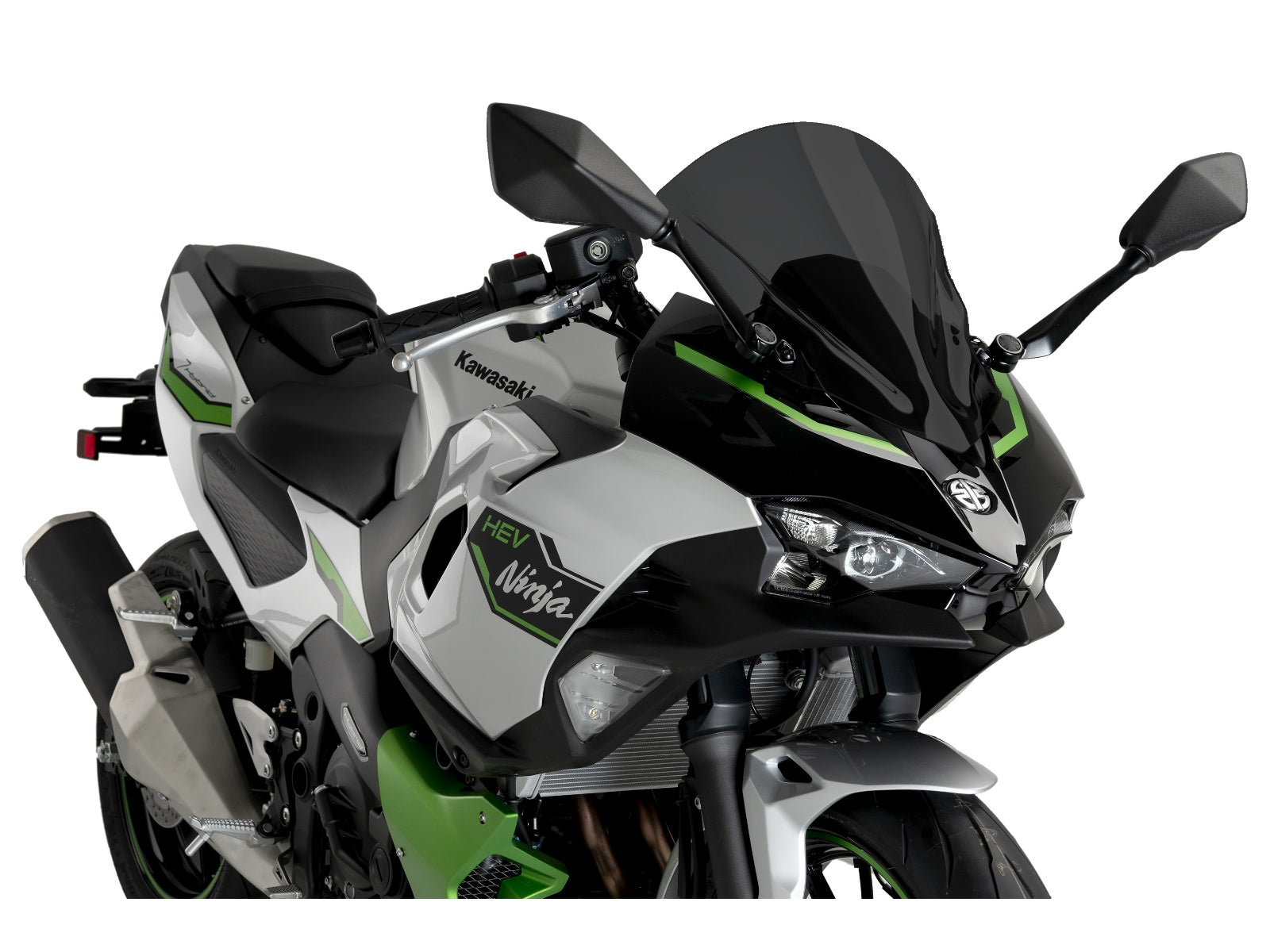 Puig Z-Racing Screen In Clear for Kawasaki Ninja 7 Hybrid (24-25)