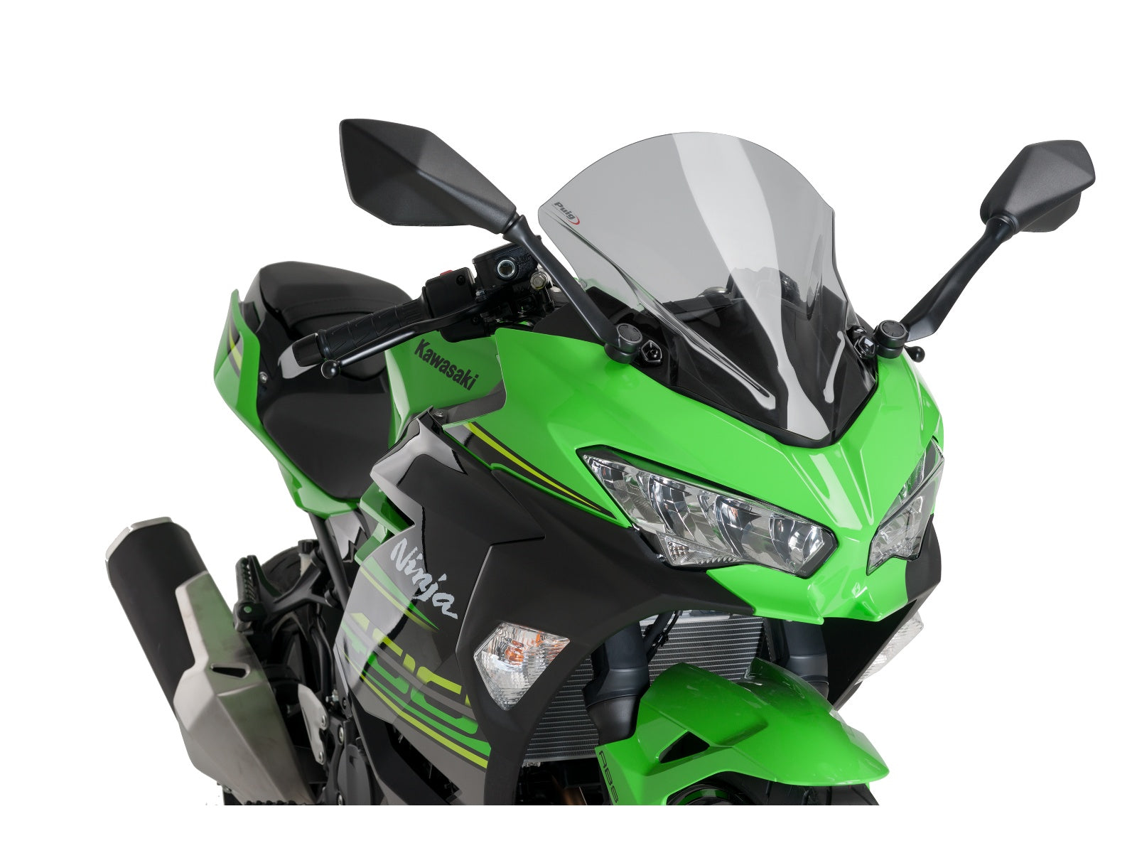 Puig Z-Racing Screen In Clear for Kawasaki Ninja 400 (18-24)