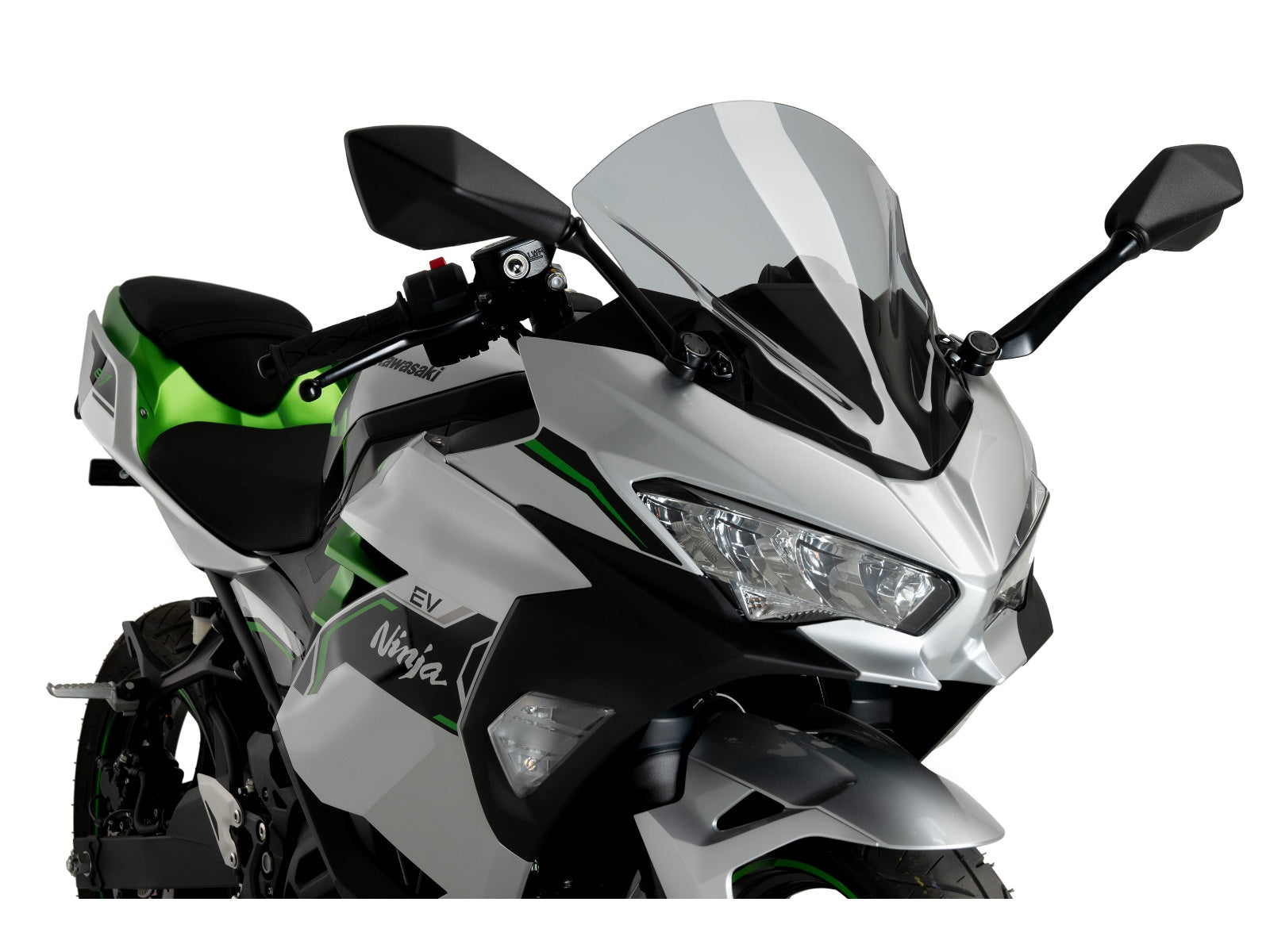 Puig Z-Racing Screen In Clear for Kawasaki Ninja e-1 (24-25)